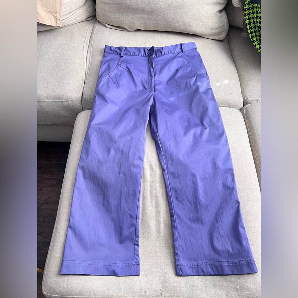 MDC Womens Purple Straight Leg Pants Size 40